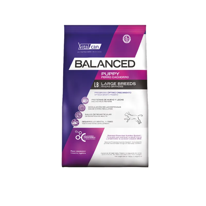 3kg Balanced Perro Cachorro Raza Grande
