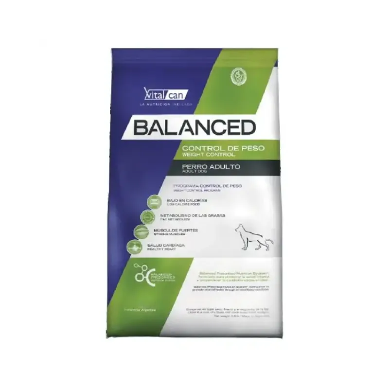 3kg Balanced Perro Control Peso All Ages