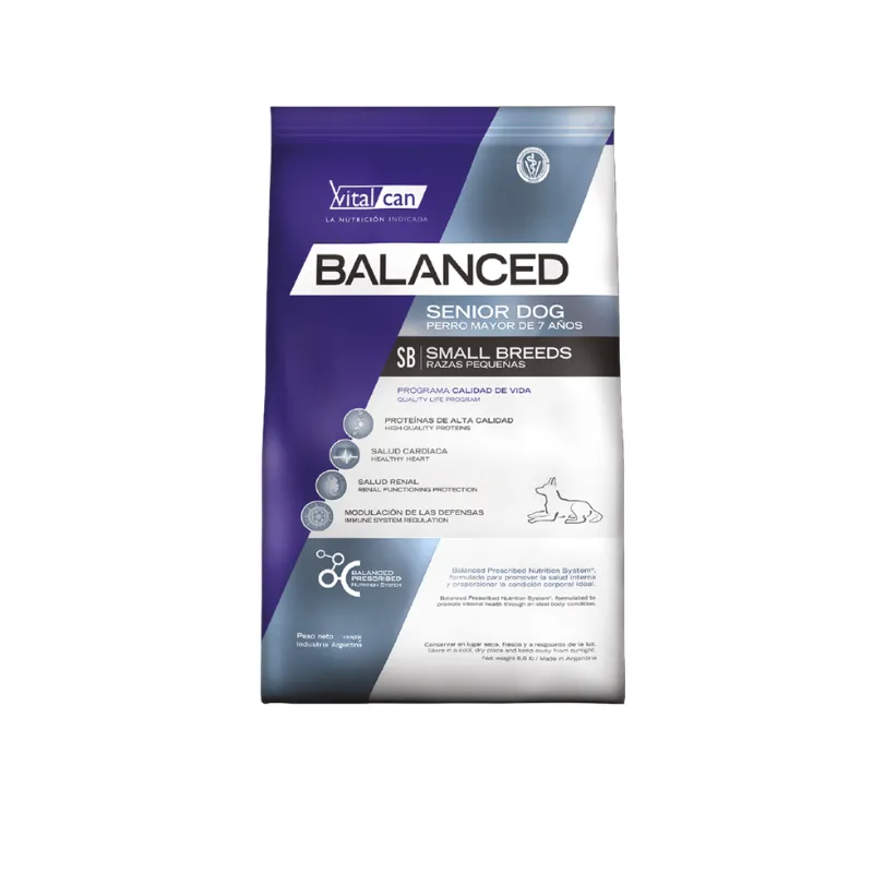 3kg Balanced Perro Senior Raza Pequeña