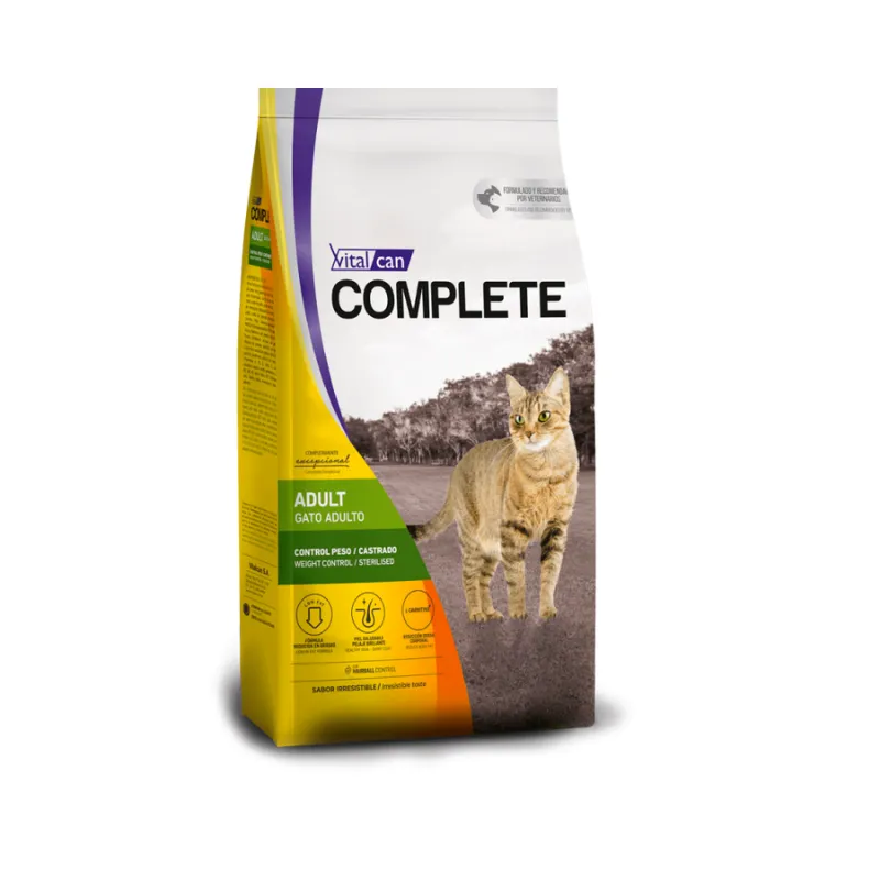 7,5kg Complete Gato Control Peso/Castrado