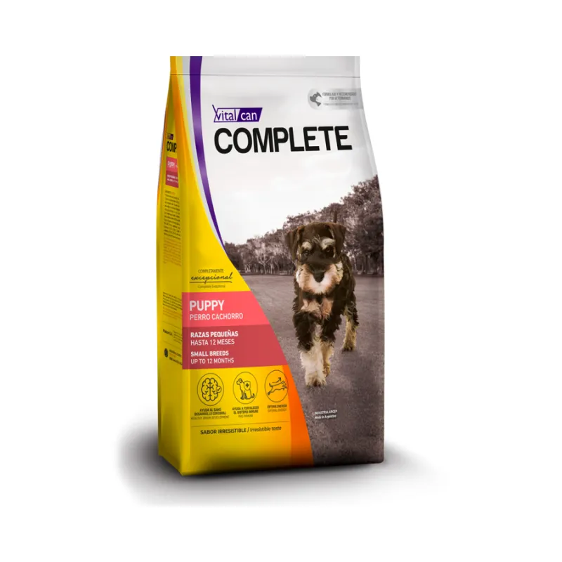 3kg Complete Perro Cachorro Raza Pequeña