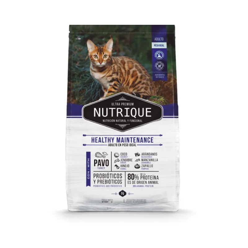 7,5kg Nutrique Young Adult Cat Healthy Maint.