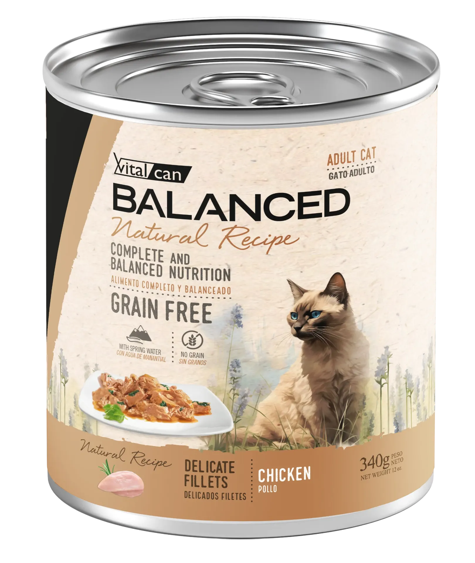 Lata Gato BNR 340gr