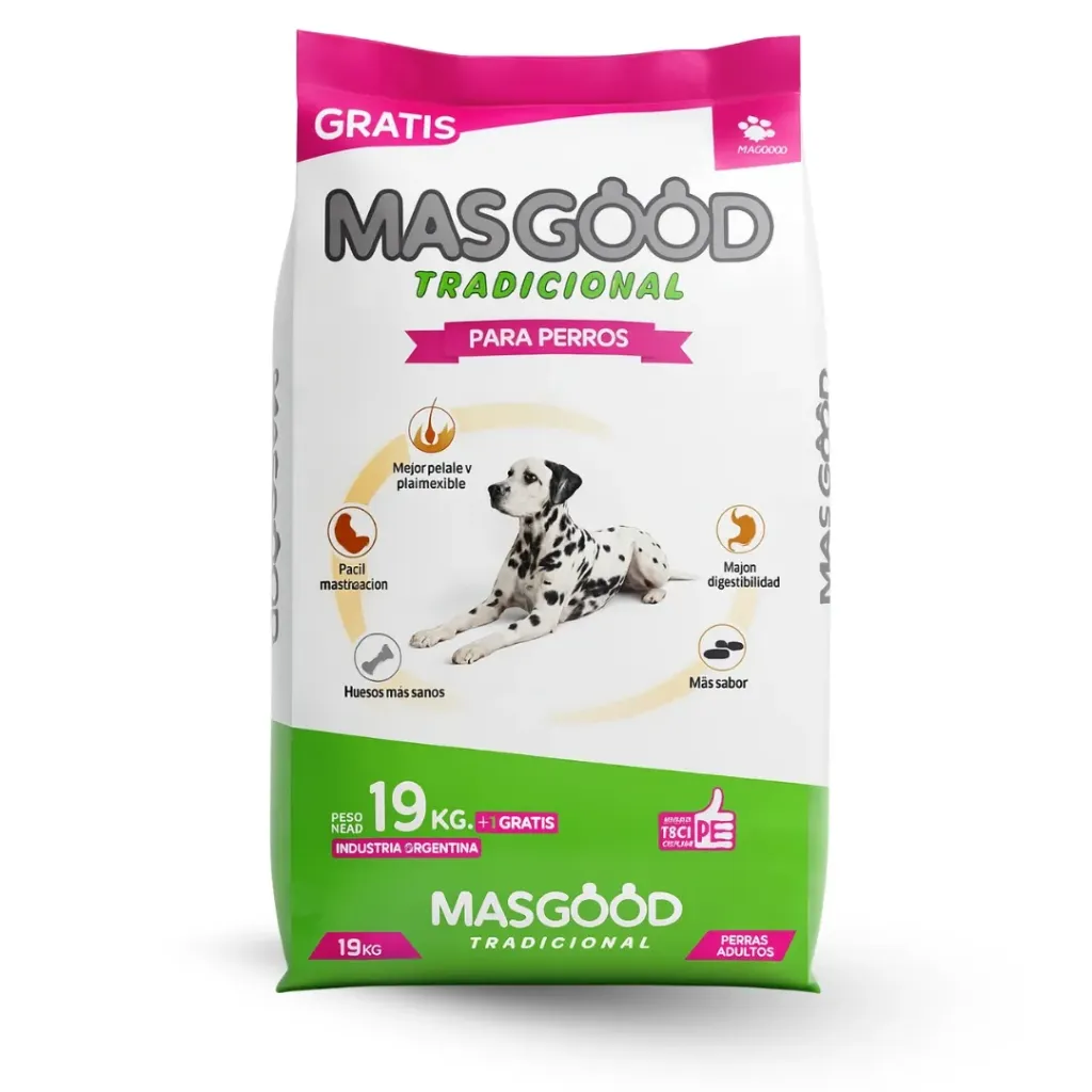 20kg Mas Good Tradicional Perro Adulto