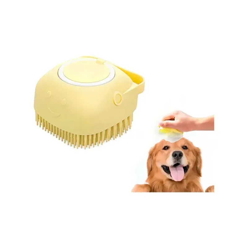 Cepillo de silicona para baño