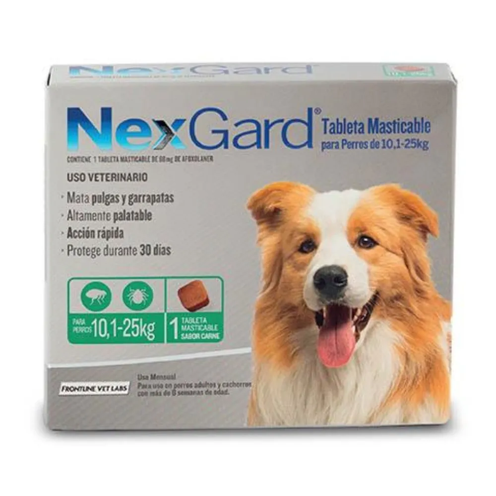 Nexgard 10 a 25kg