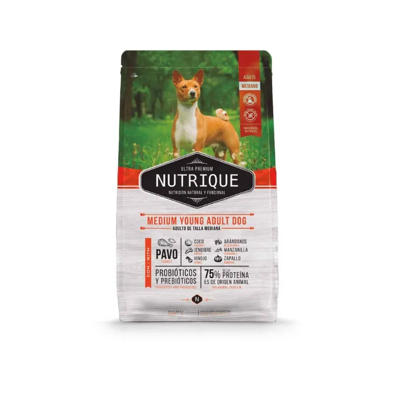 3kg Nutrique Medium Young Adult Dog
