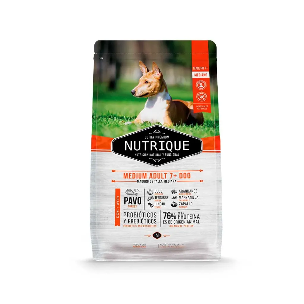 3kg Nutrique Medium Adult +7 Dog