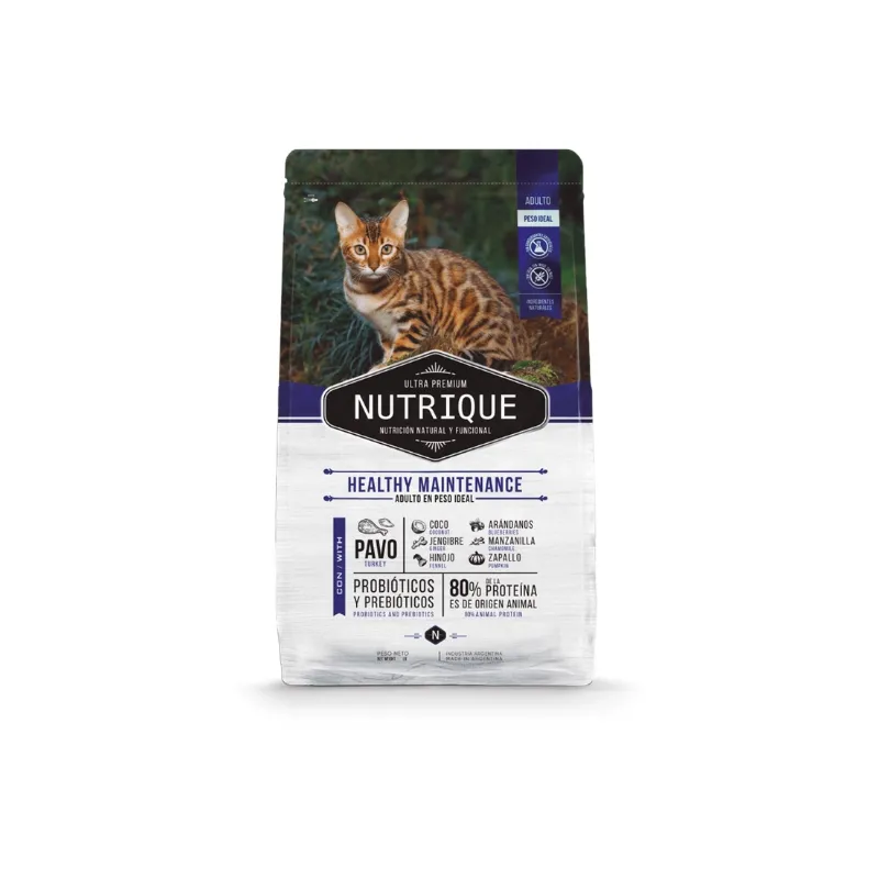 2kg Nutrique Young Adult Cat Healthy Maint