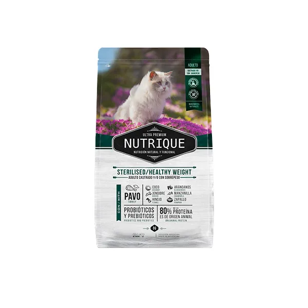 2kg Nutrique Young Adult Cat Steril/H Weight