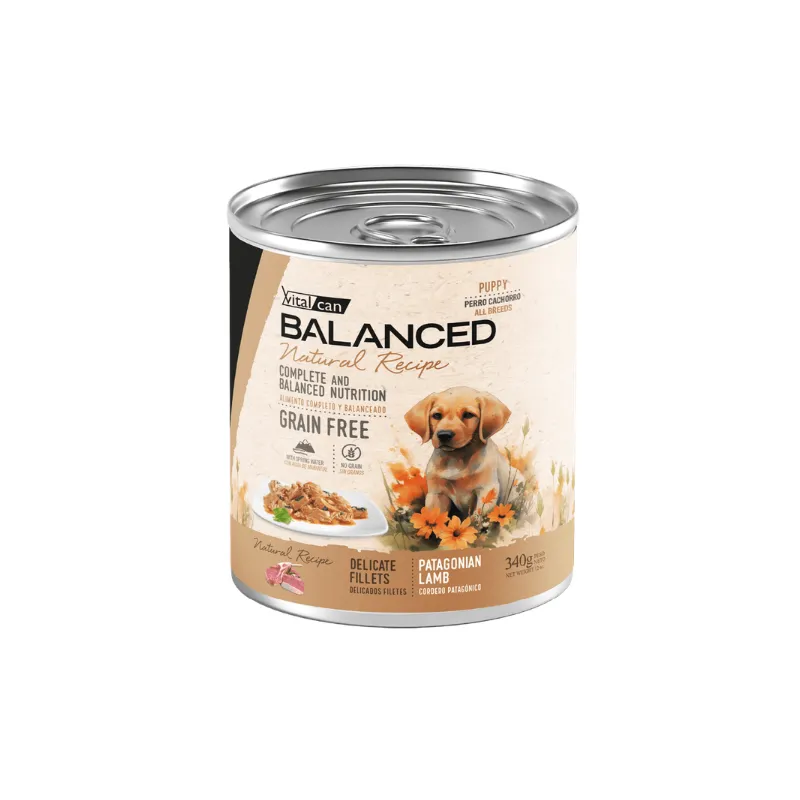 BNR 340gr lata Cordero Cachorro