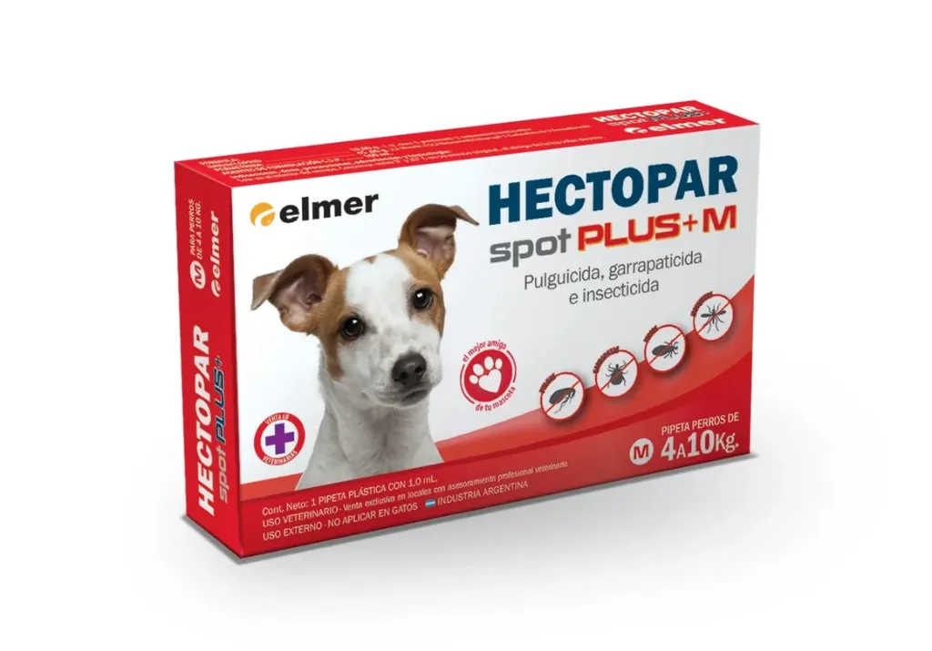 Hectopar Perros M 4 a 10kg pipeta