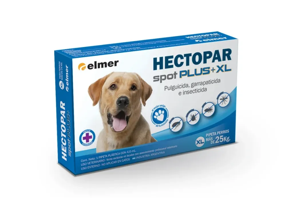 Hectopar Dog XL 25 a 40kg pipeta